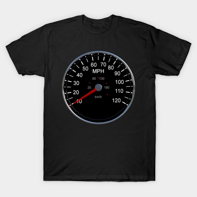 Speedometer MPH T-Shirt by Motor World